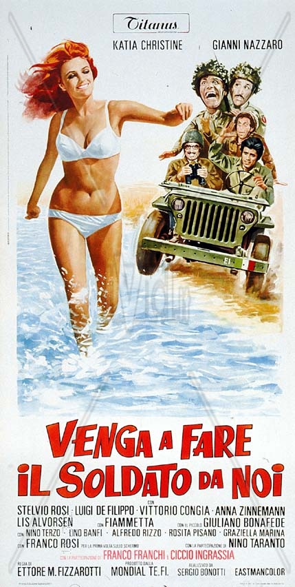 Venga a fare il soldato da noi (1971) постер